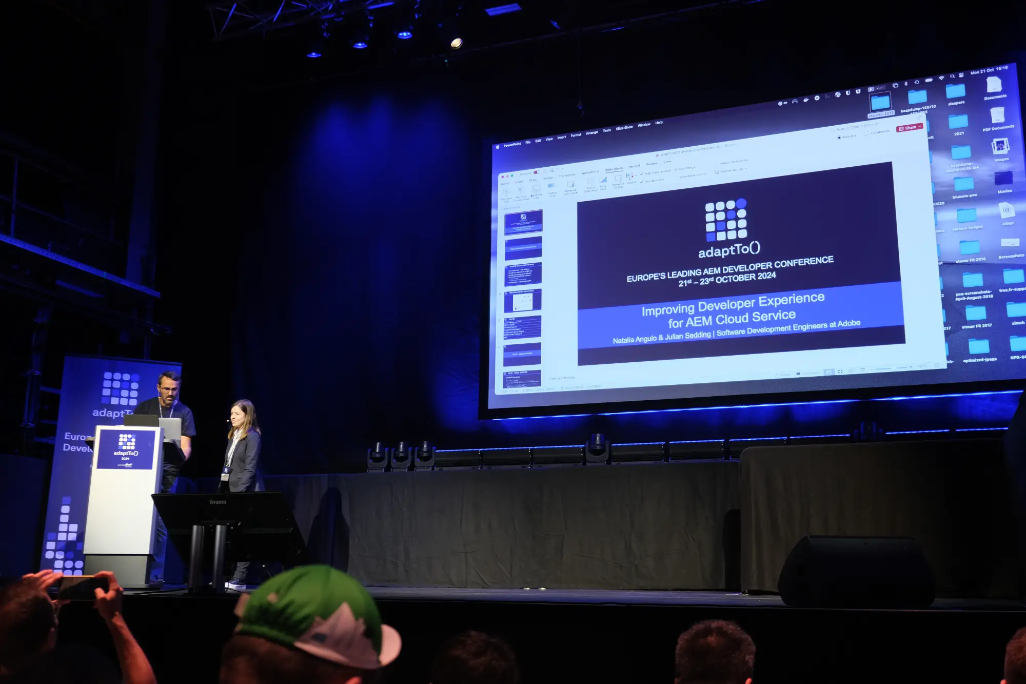 Natalia Angulo Herrera and Julian Sedding's presentation