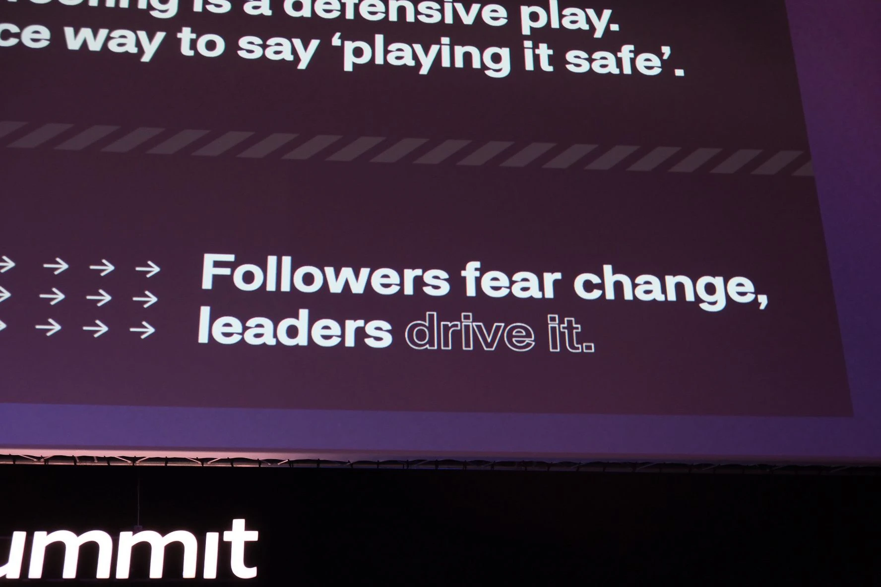 Talk conclusions