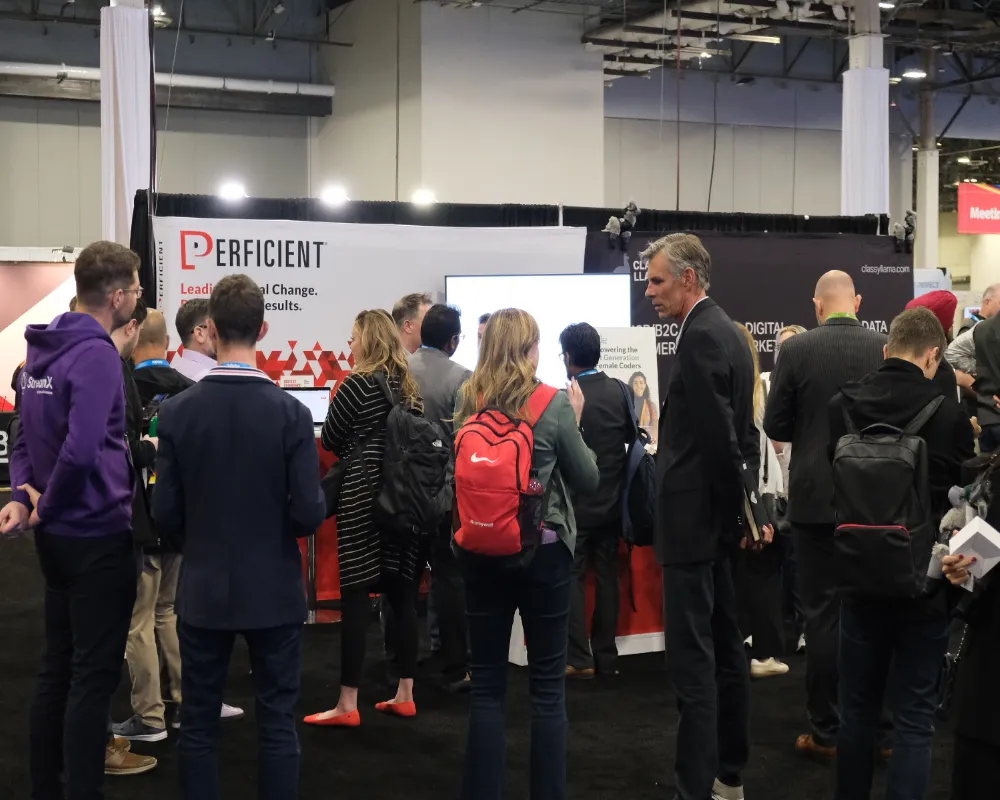 Perficient's Robert Sumner during demo