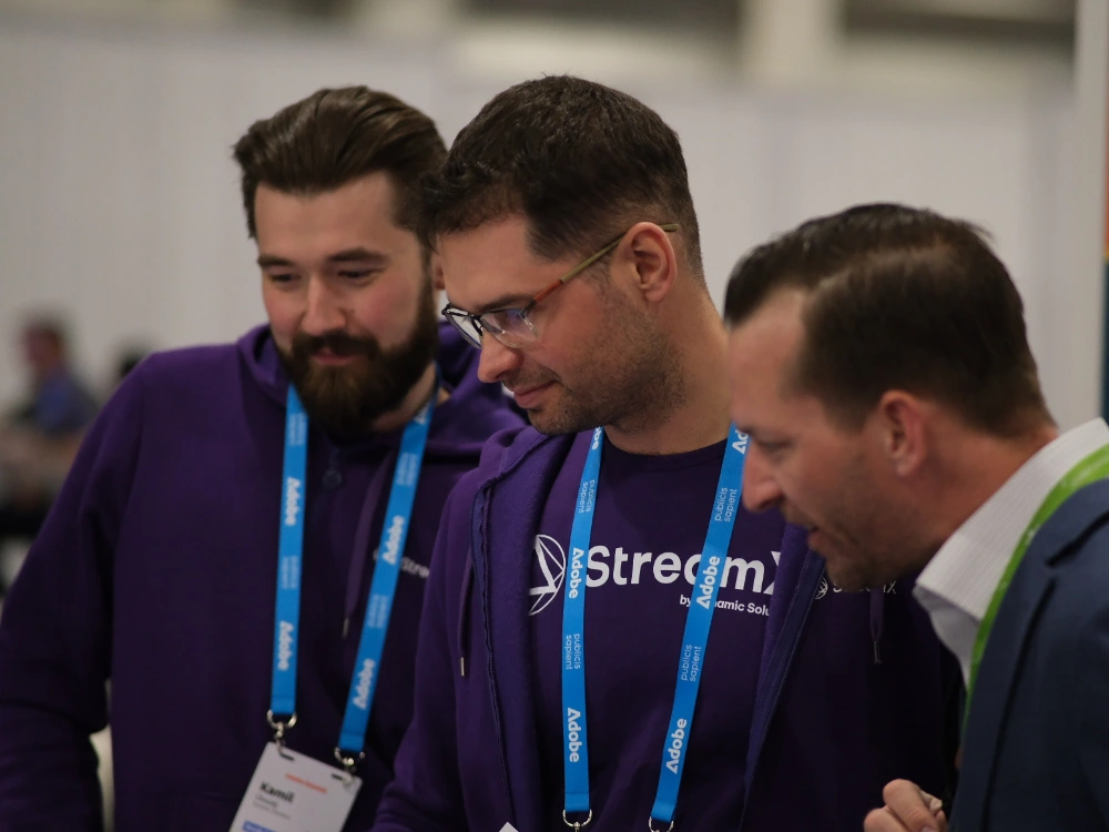 Demo at the StreamX booth