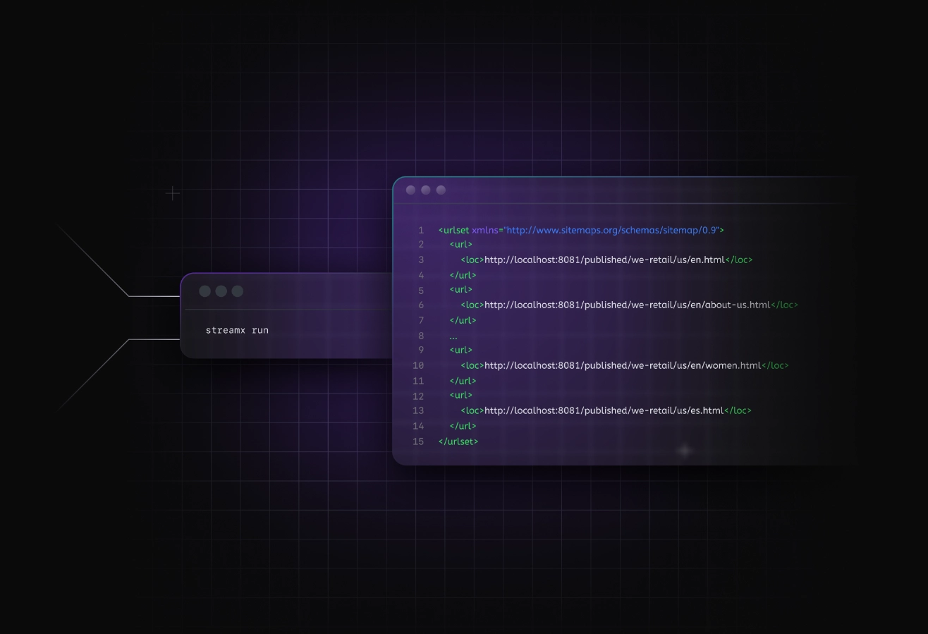Sitemap generation run on streamx not on AEM