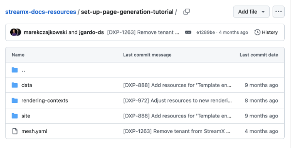 Documentation tutorial
